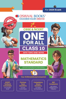 CBSE & NCERT One for All Class 10 Mathematics (Standard) | With Topic Wise Notes For 2025 Board Exam Oswaal Books and Learning Private Limited