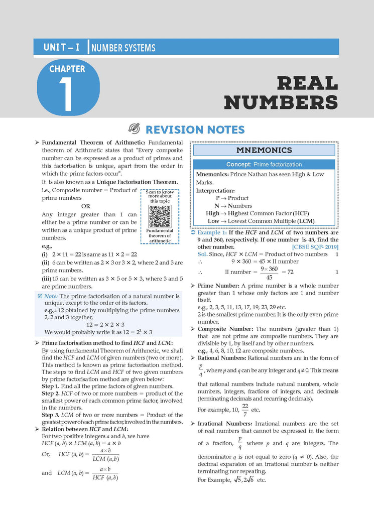 CBSE & NCERT One for All Class 10 Mathematics (Standard) | With Topic Wise Notes For 2025 Board Exam Oswaal Books and Learning Private Limited