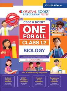 CBSE & NCERT One for All | Class 12 Biology For 2025 Board Exam Oswaal Books and Learning Private Limited