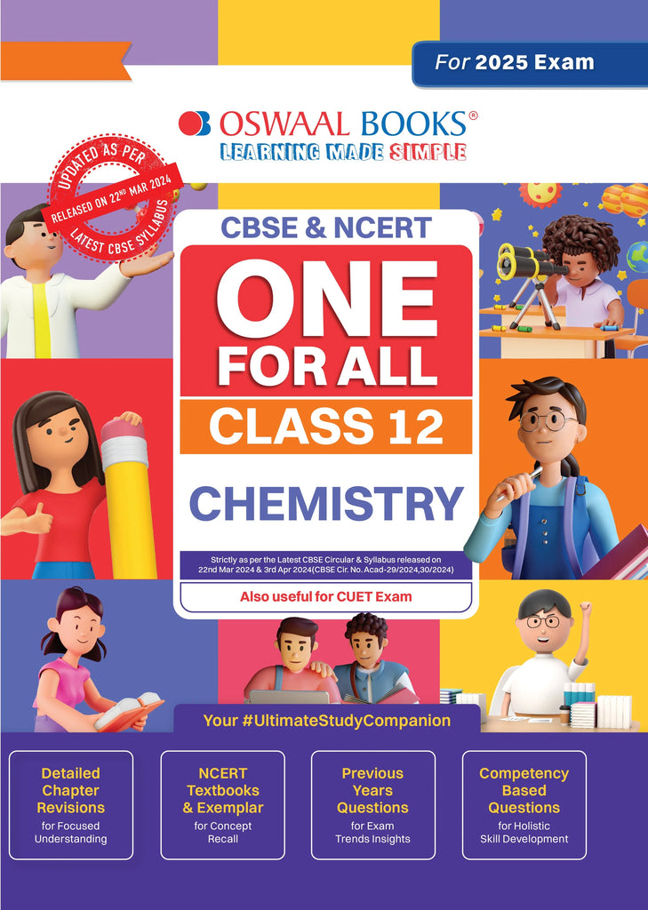 CBSE & NCERT One for All | Class 12 Chemistry For 2025 Board Exam Oswaal Books and Learning Private Limited