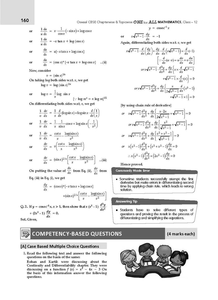 CBSE & NCERT One for All | Class 12 Mathematics For 2025 Board Exam Oswaal Books and Learning Private Limited