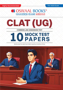 CLAT (UG) Common Law Admission Test 10 Mock Test Papers For 2025 Exam Oswaal Books