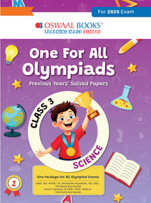 One for All Olympiads Previous Year Solved Papers Class 3 Science For 2025 Exam