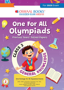 One for All Olympiads Chapter-wise Previous Years' Solved Papers, Prep-Guide Class 3 General Knowledge For 2025 Exam
