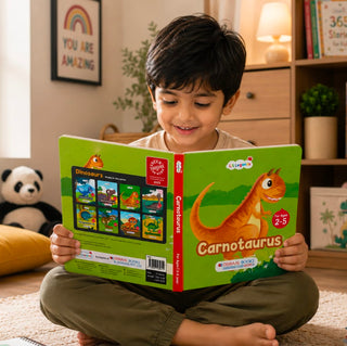 Lil Legends Padded Board Book for Kids | I am a Carnotaurus | Illustrated Dinosaur Book for Toddlers | Durable Early Learning Picture Book | Age 2-5 Years | Padded Cover Edition