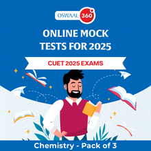 Oswaal CUET - Chemistry - Exclusive Online Mock Tests For 2025 Exams - Pack of 3