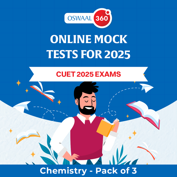 Oswaal CUET - Chemistry - Exclusive Online Mock Tests For 2025 Exams - Pack of 3