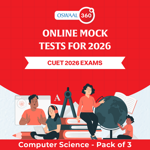 Oswaal CUET - Computer Science - Exclusive Online Mock Tests For 2026 Exams - Pack of 3