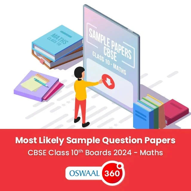 Oswaal CBSE Class 10th Maths Standard - Most Likely Sample Question Paper for Boards 2024 - Set of 1 - Oswaal Books and Learning Pvt Ltd