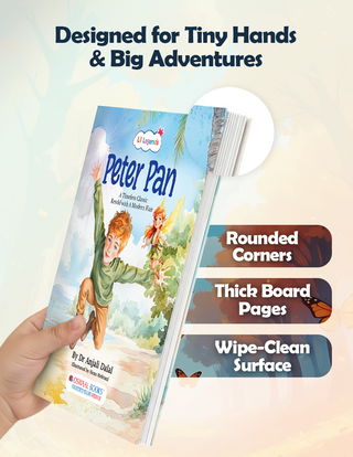 Lil Legends Re-Imagined Classics for Kids | Peter Pan | Illustrated Classic Story Book | Vocabulary, Imagination & Moral Values | Picture Book | Age 7+ Years | Paperback Edition