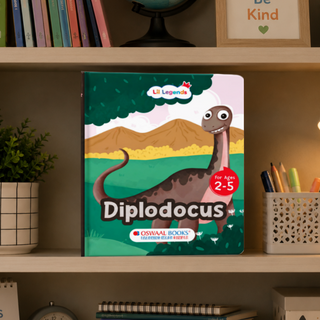 Lil Legends Padded Board Book for Kids | I am a Diplodocus | Illustrated Dinosaur Book for Toddlers | Durable Early Learning Picture Book | Age 2-5 Years | Padded Cover Edition