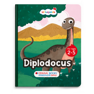 Lil Legends Padded Board Book for Kids | I am a Diplodocus | Illustrated Dinosaur Book for Toddlers | Durable Early Learning Picture Book | Age 2-5 Years | Padded Cover Edition