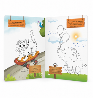 Lil Legends My First Dot to Dot Colouring Book for Kids | Connect the Dots, Colour and Fun Fact | Builds Number Skills, Counting and Focus | Fun Activity Workbook | For Nursery/LKG/UKG | Age 3+