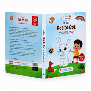 Lil Legends My First Dot to Dot Colouring Book for Kids | Connect the Dots, Colour and Fun Fact | Builds Number Skills, Counting and Focus | Fun Activity Workbook | For Nursery/LKG/UKG | Age 3+