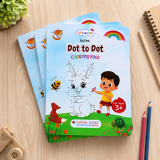 Lil Legends My First Dot to Dot Colouring Book for Kids | Connect the Dots, Colour and Fun Fact | Builds Number Skills, Counting and Focus | Fun Activity Workbook | For Nursery/LKG/UKG | Age 3+