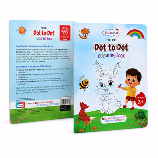 Lil Legends My First Dot to Dot Colouring Book for Kids | Connect the Dots, Colour and Fun Fact | Builds Number Skills, Counting and Focus | Fun Activity Workbook | For Nursery/LKG/UKG | Age 3+