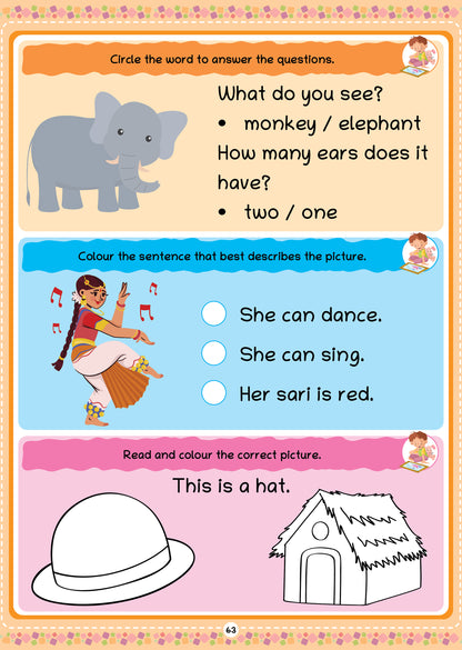 Lil Legends 250+Activities English Quest Activity Book - Oswaal Books