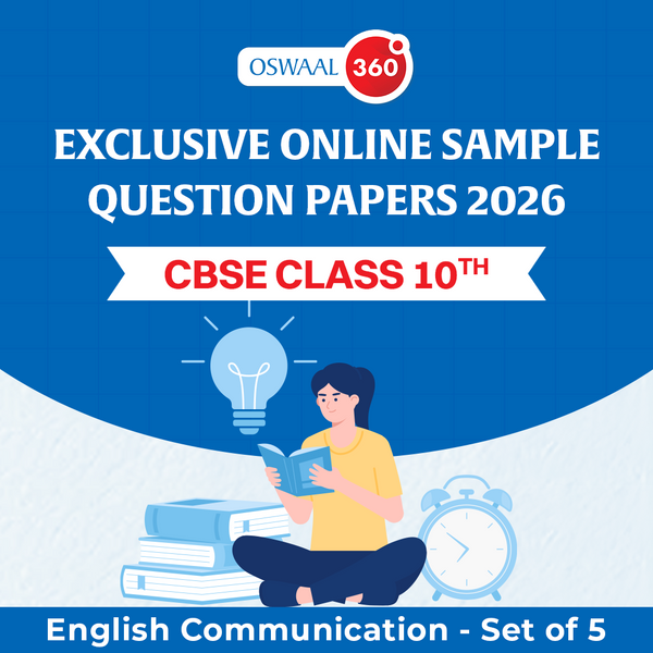 Oswaal Exclusive Online Sample Question Papers 2026 - CBSE - Class 10th - English Communicative - Set of 5