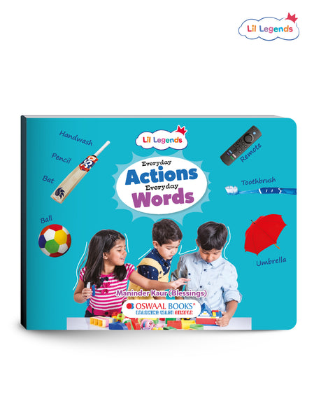 Everyday Actions, Everyday Words Book for Kids | Life Skills & Communication Support Book for Kids | Designed by Special Educator for Children Who Need Extra Support