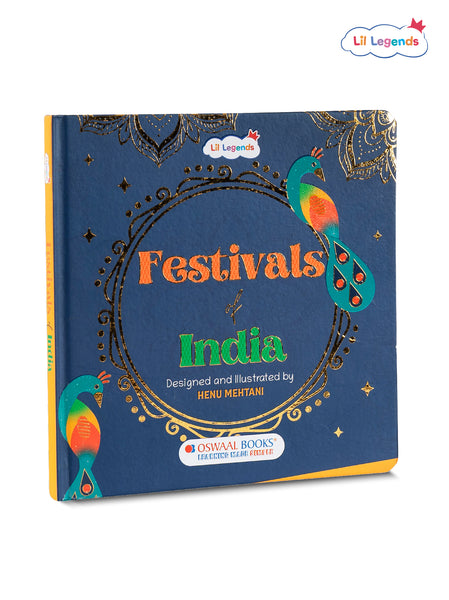 Lil Legends Festival of India Story Book for Kids | Holi, Eid, Navratri, Dussehra, Diwali & More | Illustrated books for toddlers | Bedtime Stories - English Short Stories for Children