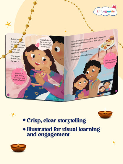 Festival of India Story Book for Kids â€“ Illustrated Short Stories on Holi, Eid, Diwali, and More | Colourful Bedtime Book for Ages 3â€“7 | Learn Indian Culture Through Stories - Oswaal Books