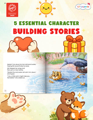 Lil Legends Friendship Basket for Kids | Illustrated Storybook Set | Picture Boardbooks for Toddlers & Preschoolers | Vocabulary & Imagination | Age 2–5 Years | Slipcase Set