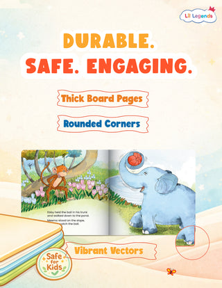 Lil Legends Friendship Basket for Kids | Illustrated Storybook Set | Picture Boardbooks for Toddlers & Preschoolers | Vocabulary & Imagination | Age 2–5 Years | Slipcase Set