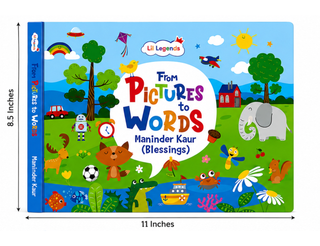 Lil Legends From Pictures to Words | Book for Kids | Language Learning | Builds Vocabulary, Visual Learning and Early Literacy Skills | Picture Book | Ages 3+ Years