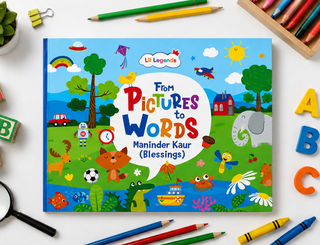Lil Legends From Pictures to Words | Book for Kids | Language Learning | Builds Vocabulary, Visual Learning and Early Literacy Skills | Picture Book | Ages 3+ Years