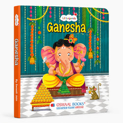 Lil Legends My Little Board Book of Mythological Tales of Lord Ganesha for Kids Age 3+ Years | Enchanting Indian Stories with Colourful Illustrations | Hindu Mythology Picture Book