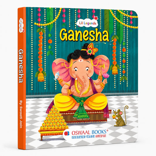Lil Legends My Little Board Book of Mythological Tales of Lord Ganesha for Kids Age 3+ Years | Enchanting Indian Stories with Colourful Illustrations | Hindu Mythology Picture Book