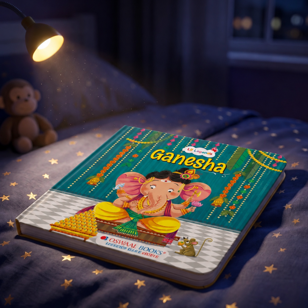 Lil Legends My Little Board Book of Mythological Tales of Lord Ganesha for Kids Age 3+ Years | Enchanting Indian Stories with Colourful Illustrations | Hindu Mythology Picture Book