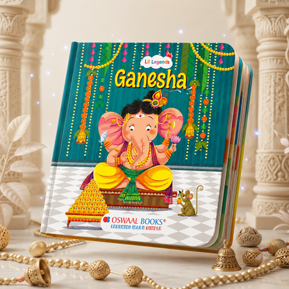 Lil Legends My Little Board Book of Mythological Tales of Lord Ganesha for Kids Age 3+ Years | Enchanting Indian Stories with Colourful Illustrations | Hindu Mythology Picture Book