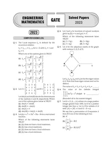 GATE 14 Years' Chapterwise & Topicwise Solved Papers 2010-2023 (For 2024 Exam) Engineering Mathematics