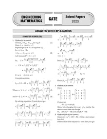 GATE 14 Years' Chapterwise & Topicwise Solved Papers 2010-2023 (For 2024 Exam) Engineering Mathematics 