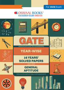 GATE | 16 Years’ | Solved Papers| Year-wise| (2010 to 2025)|General Aptitude| For 2026 Exam