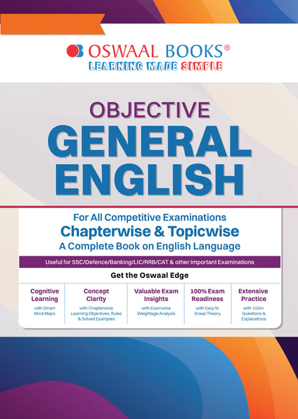 Objective General English Chapter-wise & Topic-wise For All Competitive Examinations | A Complete Book on English Language | For Latest Exams