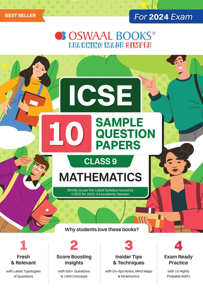 ICSE 10 Sample Question Papers Class 9 Mathematics | For 2024 Exams