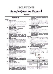 ICSE 10 Sample Question Papers Class 9 Physics For Board Exam 2024 (Based On The Latest CISCE/Oswaal ICSE Specimen Paper)