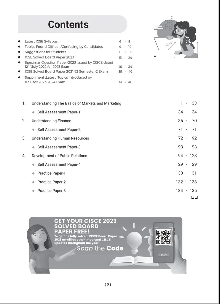 ICSE Question Bank Class 10 Commercial Applications Book (2024 Exam) 