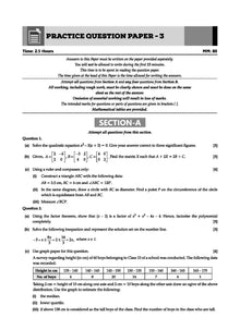 ICSE Question Bank Class 10 Mathematics Book (2024 Exam) 