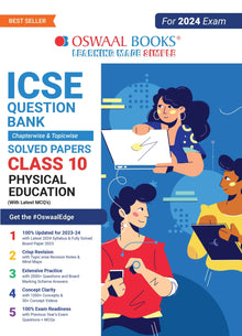 ICSE Question Bank Class 10 Physical Education Book (2024 Exam) 