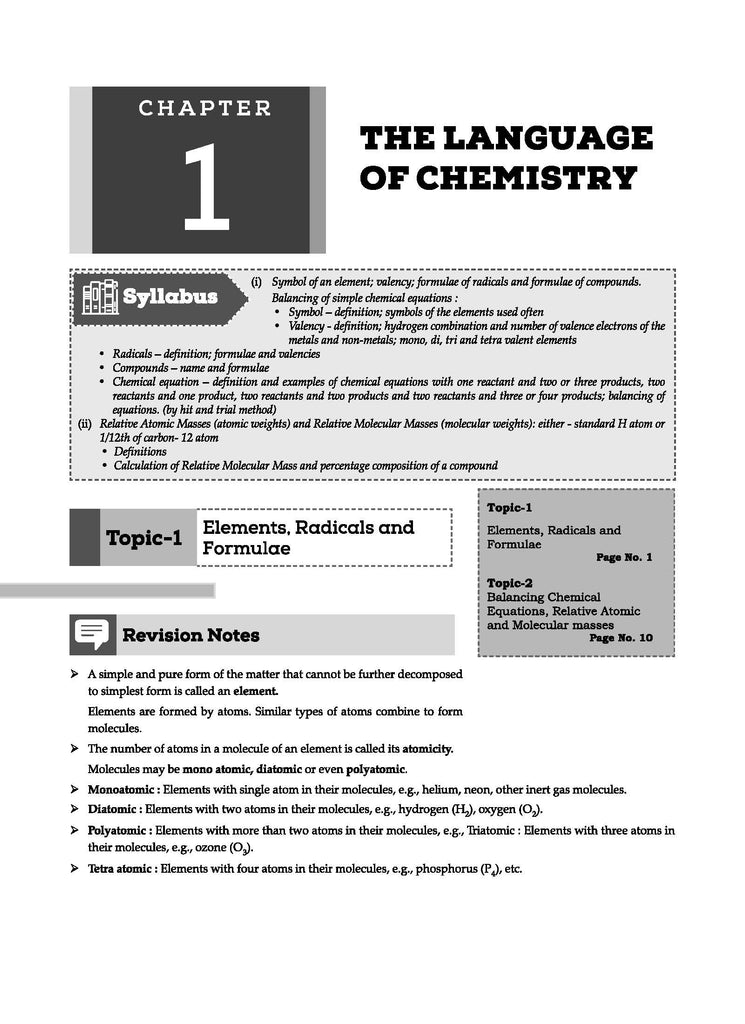 ICSE Question Bank Class 9 Chemistry | Chapterwise | Topicwise  | Solved Papers  | For 2025 Exams Oswaal Books and Learning Private Limited