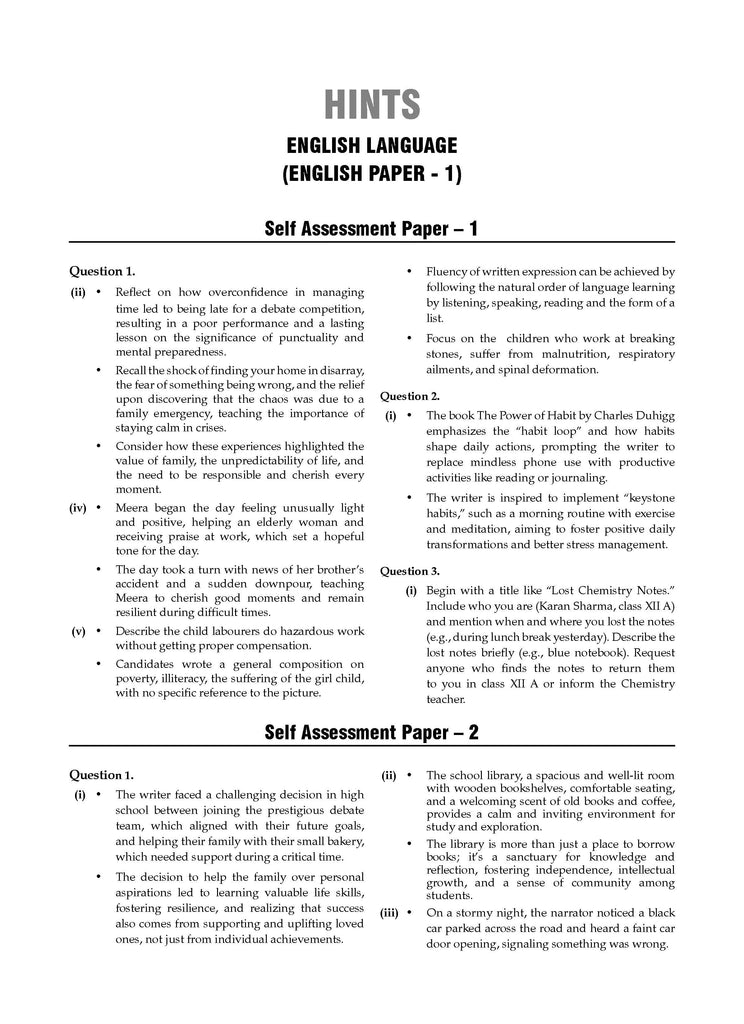 ICSE 10 Sample Question Papers Class 10 (Set of 6 Books) Physics, Chemistry, Biology, Maths, English Paper 1 & 2 For 2025 Board Exam (Based On The Latest CISCE/ICSE Specimen Paper) Oswaal Books and Learning Private Limited