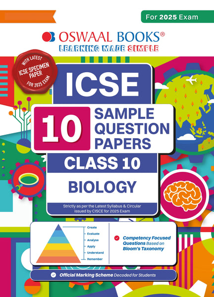 ICSE | 10 Sample Question Papers | Class 10 | Biology (For 2025 Exam)