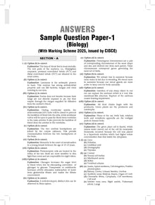 ICSE | 10 Sample Question Papers | Class 10 | Biology (For 2025 Exam) Oswaal Books and Learning Private Limited