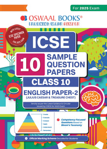 ICSE | 10 Sample Question Papers | Class 10 | English-2 (For 2025 Exam) Oswaal Books and Learning Private Limited