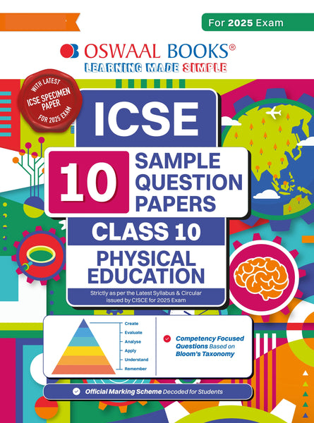 ICSE | 10 Sample Question Papers | Class 10 | Physical Education (For 2025 Exam)