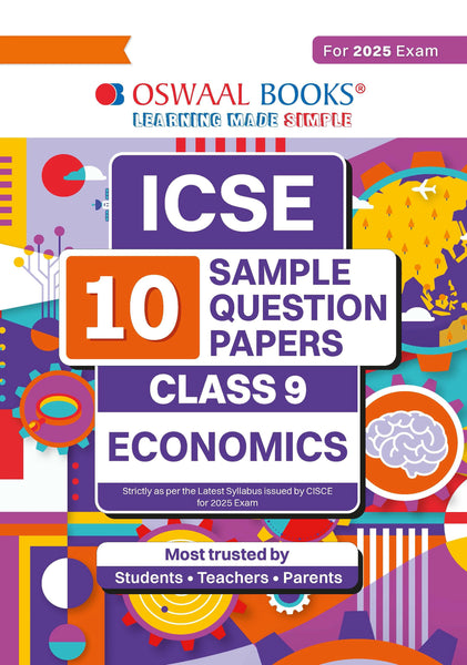 ICSE | 10 Sample Question Papers | Class 9 | Economics (For 2025 Exam)