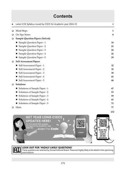ICSE | 10 Sample Question Papers | Class 9 | Economics (For 2025 Exam) - Oswaal Books